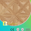 12.3mm Woodgrain Texture Walnut V-Grooved Sound Absorbing Laminbated Flooring